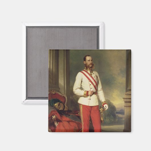 Aimant Franz Joseph I, Empereur d'Autriche (Recto/Verso)