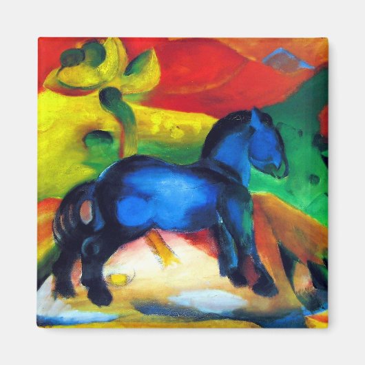 Aimant Franz Marc Little Blue Pony (Devant)