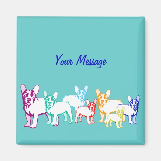 Aimant Französische Bulldoggen Geschenke (Devant)