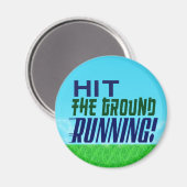 Aimant Frappez le sol en COURANT ! (Recto/Verso)