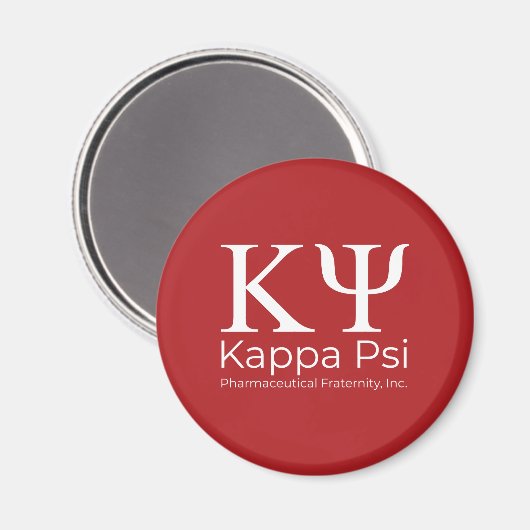 Aimant Fraternité pharmaceutique Kappa Psi (Recto/Verso)