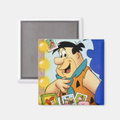 Aimant Fred Flintstone Regardez En Miroir (Recto/Verso)