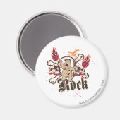 Aimant Fred Flintstone Rock (Recto/Verso)