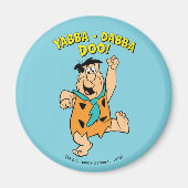 Aimant Fred Flintstone Yabba-Dabba Doo ! (Devant)