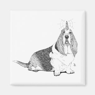 Aimant Fred the Bassetcorn