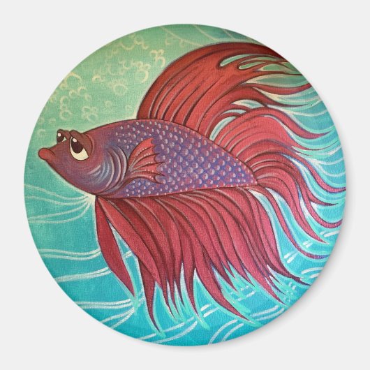 Aimant Freddy le poisson triste (Devant)