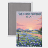 Aimant Fredericksburg Texas Travel (Recto/Verso)