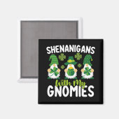 Aimant Fredonnements avec mes gnomes Gnome St Patrick's D (Recto/Verso)
