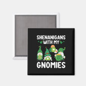 Aimant Fredonnements avec mes gnomes Joyeux Saint Patrick (Recto/Verso)