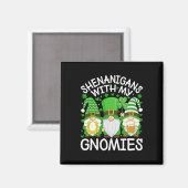 Aimant Fredonnements avec mon St. Patrick Gnome de Gnomie (Recto/Verso)