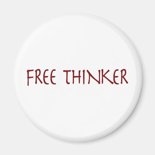 Aimant Free Thinker (Devant)