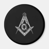 Aimant Freemason (Noir) (Devant)