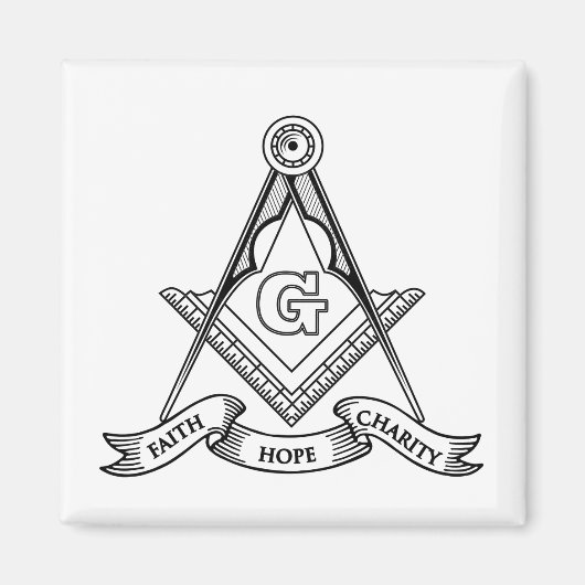 Aimant Freemasonry symbol (Devant)