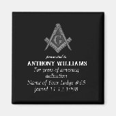 Aimant Freemasony Freemason Masonic (Devant)
