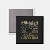 Aimant Freezer Plein De Bon Objectif Drôle Saison De Chas (Recto/Verso)