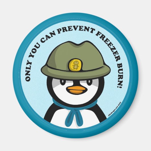 Aimant Freezie the Peng dit : (Devant)