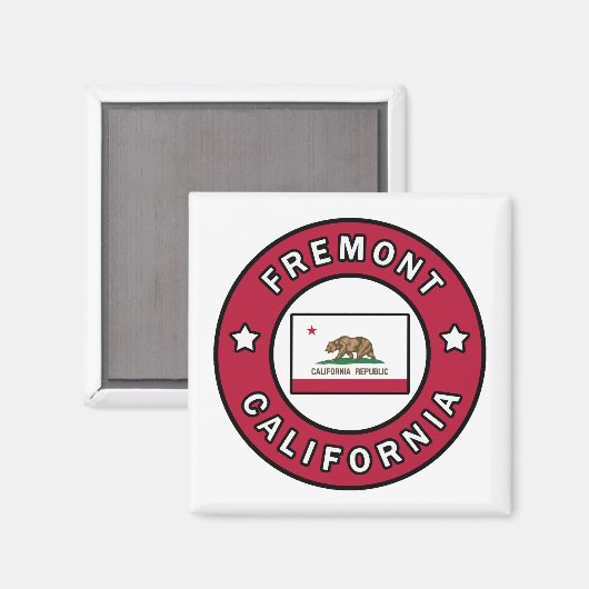 Aimant Fremont Californie (Recto/Verso)