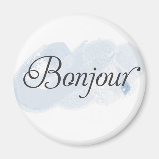 Aimant French Bonjour (Devant)