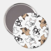 Aimant French Bulldog, Accessoires Français (Recto/Verso)