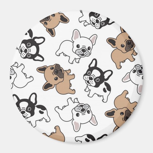 Aimant French Bulldog, Accessoires Français (Devant)
