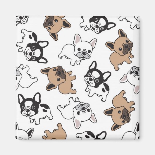 Aimant French Bulldog, Accessoires Français (Devant)