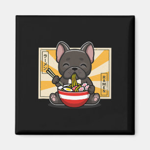 Aimant French Bulldog Anime Mange Noodle