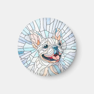 Aimant French Bulldog - Français - mosaïque pastel
