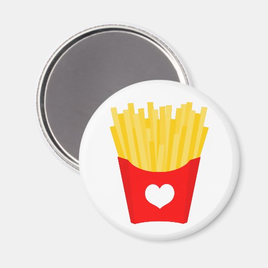 Aimant French Fry Love (Recto/Verso)