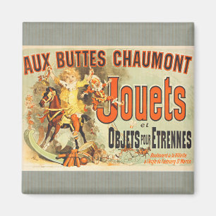Aimant French Toy Joets Amis Poster vintage