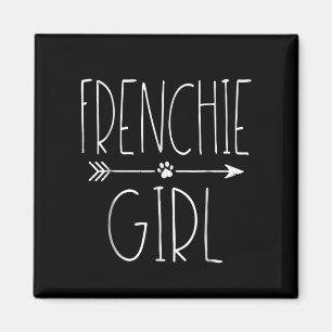 Aimant Frenchie Girl T I Love My French Bulldog Chien Mam