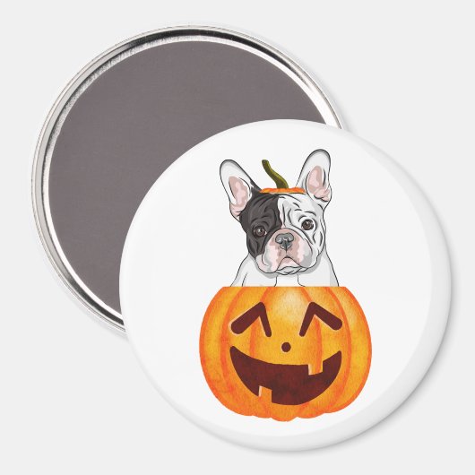 Aimant Frenchie Halloween (Recto/Verso)