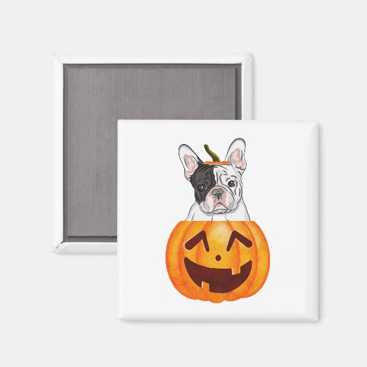 Aimant Frenchie Halloween (Recto/Verso)