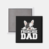 Aimant Frenchie Papa Cite Pour Ton Père Français (Recto/Verso)