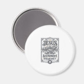Aimant Fréquence d'onde sonore Jésus Fréquence d'onde son (Recto/Verso)