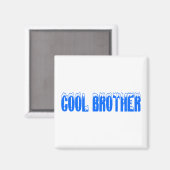 Aimant Frère cool (Blu) (Recto/Verso)