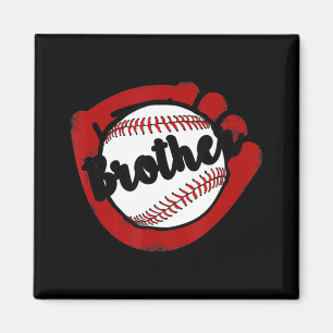 Aimant Frère de baseball de baseball Softball Maman