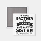 Aimant Frère Et Sa Fantastique Soeur (Recto/Verso)