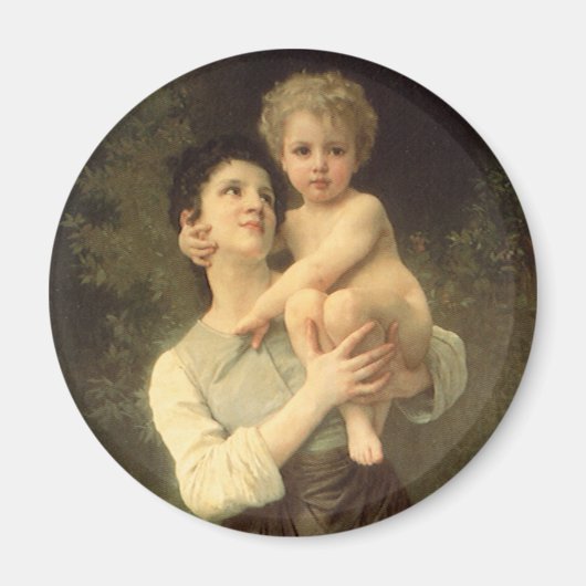 Aimant Frère et soeur par William Adolphe Bouguereau (Devant)