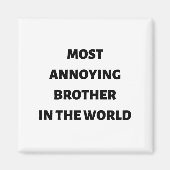Aimant Frère le plus ennuyeux du monde (Devant)