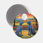 Aimant Frère perdu de longue date (Recto/Verso)