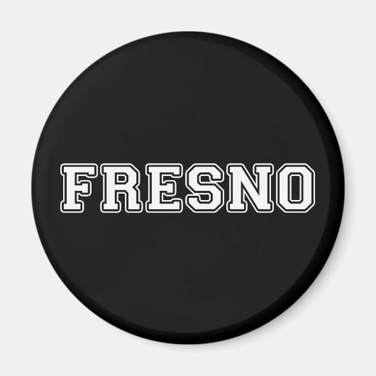 Aimant Fresno Californie (Devant)