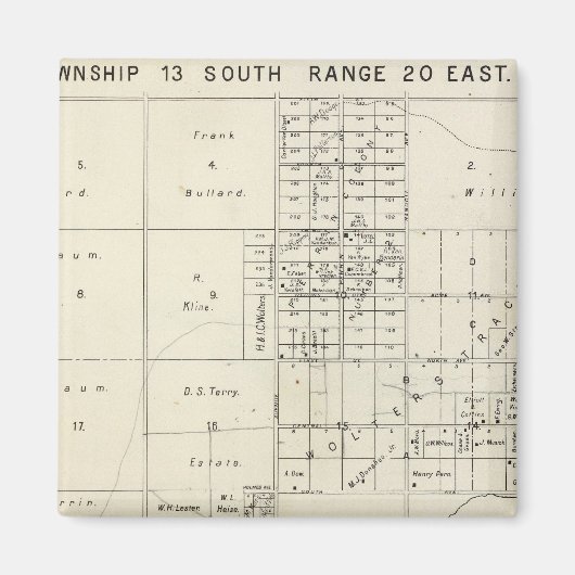 Aimant Fresno County, Californie 34 (Devant)