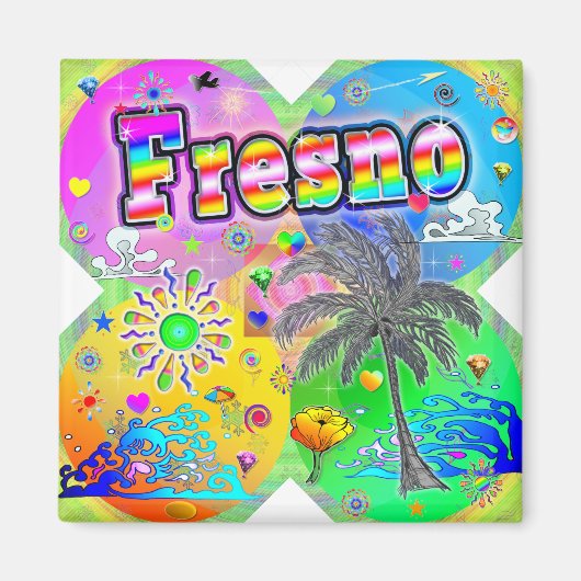 Aimant Fresno Quadro Seasons (Devant)