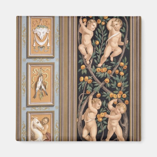 Aimant Fresque de Cupides de l'église de Saint Ambroglio, (Devant)