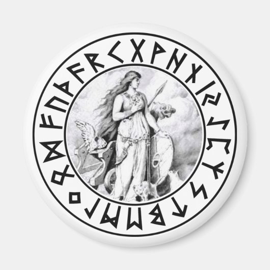 aimant Freya Rune Shield (Devant)