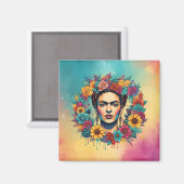 Aimant Frida Kahlo (Recto/Verso)