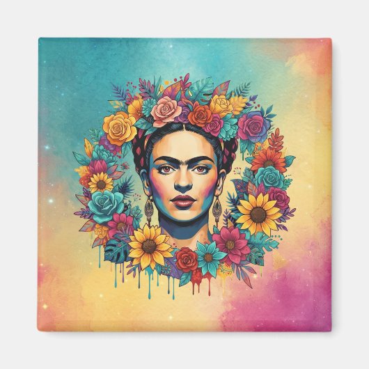 Aimant Frida Kahlo (Devant)