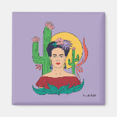 Aimant Frida Kahlo Desert Graphic (Devant)