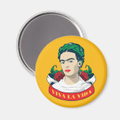 Aimant Frida Kahlo | Viva la Vida (Recto/Verso)