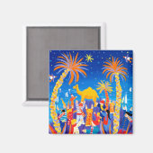 Aimant Fridge Art : Camel Trophy (Recto/Verso)